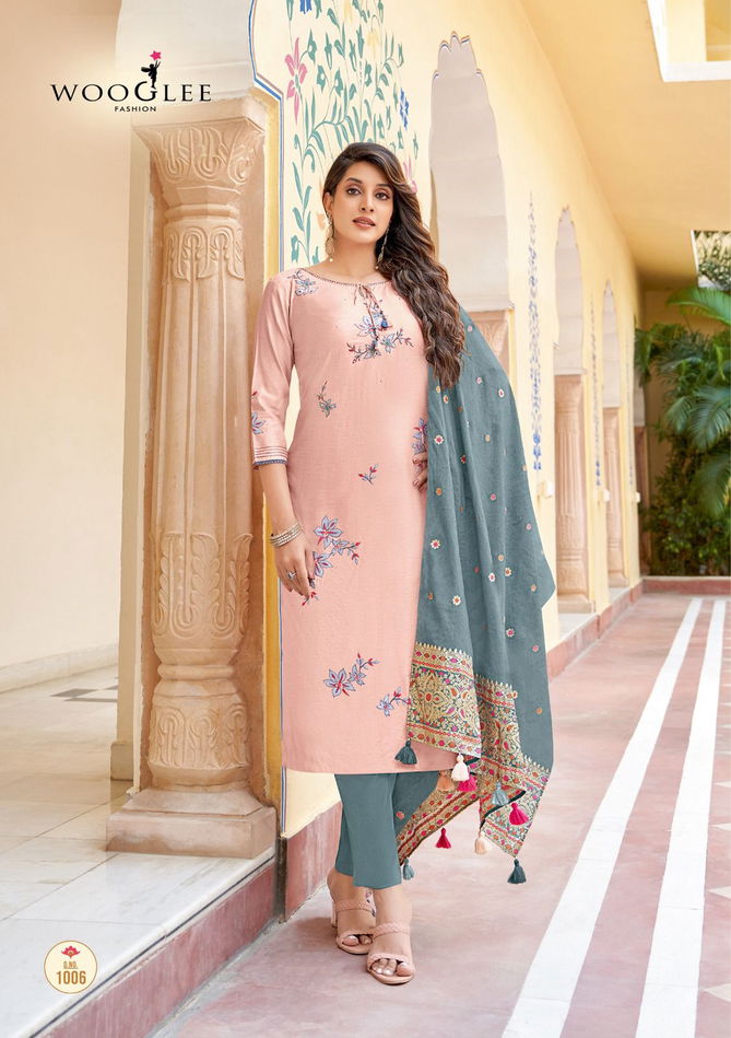 Raksha By Wooglee Viscose Weaving Heavy Designer Readymade Suits Wholesale Price In Surat